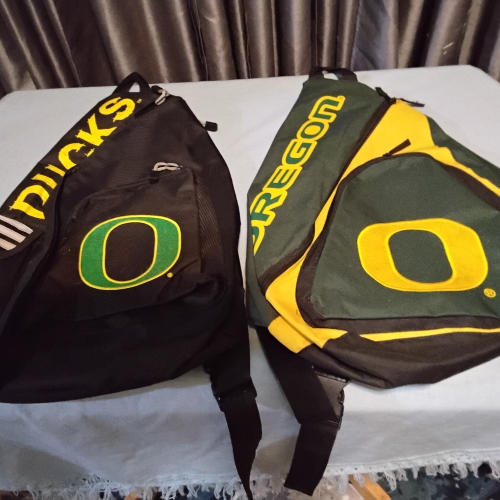 Oregon Ducks back packs